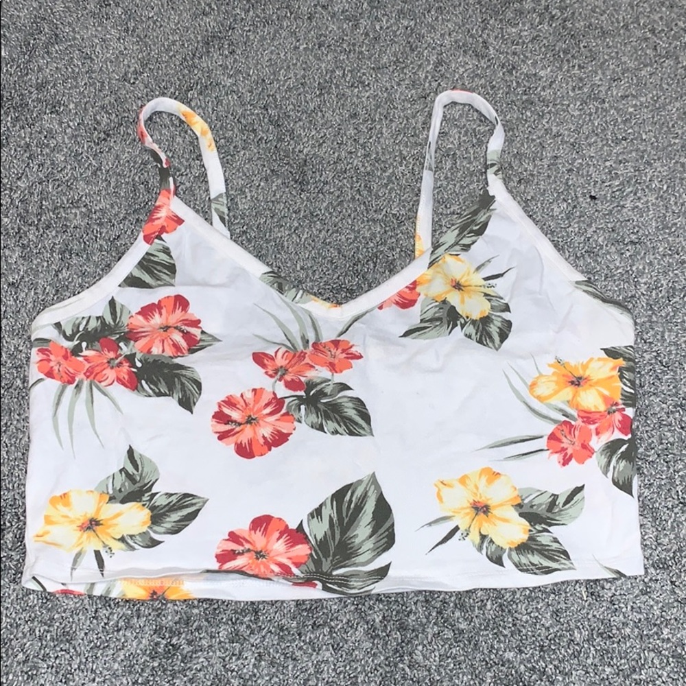 floral crop top